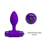 Анальна пробка - Pretty Love Vibra Butt Plug Purple Анальна пробка - Pretty Love Vibra Butt Plug Purple