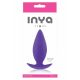NS Novelties Inya Spades Medium - средняя анальна пробка, 10х3,8 см (пурпурная)
