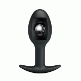 Анальна пробка - Pretty Love silicone Anal Plug Black Анальна пробка - Pretty Love silicone Anal Plug Black