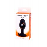 Seven Creations Roll Play Small - анальна пробка з кулькою усередині, 7х2, 8 см