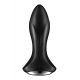 Анальная смарт вибропробка с жемчужным массажем Satisfyer Rotator Plug 1+ Black