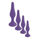 Анальна пробка - Silicone Purple Plug S