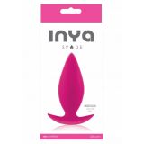 NS Novelties Inya Spades Medium - средняя анальна пробка, 10х3,8 см (пурпурная)