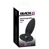 Анальна пробка - Black Velvets Recharge Plug L