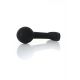 Анальна пробка - Silicone Black Curved Plug L