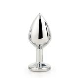 Анальна пробка - GLEAMING LOVE SILVER PLUG MEDIUM