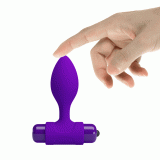 Анальна пробка - Pretty Love Vibra Butt Plug Purple Анальна пробка - Pretty Love Vibra Butt Plug Purple