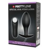 Анальна пробка - Pretty Love Special Anal Stimulation Vibrating Butt Plug Black