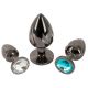 ANOS Metal Butt Plug Set Diamo ANOS Metal Butt Plug Set Diamo