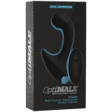 Doc Johnson OptiMale Vibrating P-Curve with Wireless Remote - массажер простаты