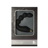 Вібромасажер простати Rocks Off Cheeky-Boy Black, масаж промежини, макс діаметр 3,5 см