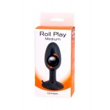 Seven Creations Roll Play Medium - анальна пробка з кулькою усередині, 8,8х3, 5 см