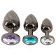 ANOS Metal Butt Plug Set Diamo ANOS Metal Butt Plug Set Diamo