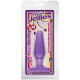 Анальная пробка Crystal Jellies Butt Plug Medium, 13х3,5 см (прозрачный)