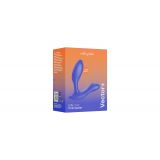 Смарт-вибромассажер простаты We-Vibe Vector+ ROYAL BLUE, пульт ДУ, регулируемый угол наклона