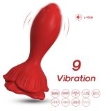 Анальна пробка - Rosenberg Red, 9 Vibration Functions