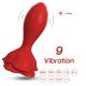 Анальна пробка - Rosenberg Red, 9 Vibration Functions