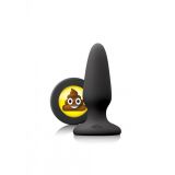 NS Novelties Mojis Plug #SHT Medium - середня анальна пробка, 8х3, 7 см