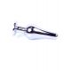 Анальна пробка - Jewellery Silver Long Plug Clear