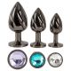 ANOS Metal Butt Plug Set Diamo ANOS Metal Butt Plug Set Diamo