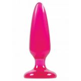 Анальная пробка Pleasure Plug Small, 10х3,5 см (розовый)
