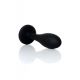 Анальна пробка - Jewellery Silicone Black Plug S Clear Анальна пробка - Jewellery Silicone Black Plug S Clear