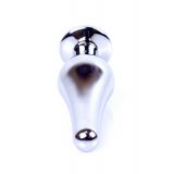 Анальна пробка - Jewellery Silver Long Plug Clear