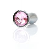 Анальна пробка - Jewellery Silver Plug M Pink