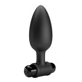Анальна пробка - Pretty Love Vibra Butt Plug II Black Анальна пробка - Pretty Love Vibra Butt Plug II Black
