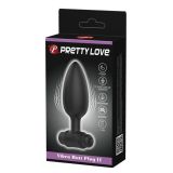 Анальна пробка - Pretty Love Vibra Butt Plug II Black Анальна пробка - Pretty Love Vibra Butt Plug II Black
