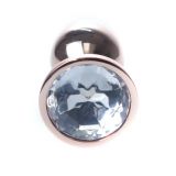 Анальна пробка - Jewellery Red Gold PLUG- Clear