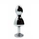 Анальна пробка Wooomy Lollypop Double Ball Metal Plug M