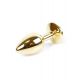 Анальна пробка - Jewellery Gold Plug Light Pink