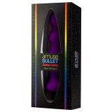 Анальна пробка з вібрацією Adrien Lastic Bullet Amuse Purple, макс. діаметр 3,9 см