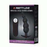 Анальна пробка - Pretty Love Special Anal Stimulation Vibrating Butt Plug Black Анальна пробка - Pretty Love Special Anal Stimulation Vibrating Butt Plug Black