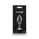 Стеклянная анальная пробка NS Novelties Crystal - Desires - Red Heart - Medium