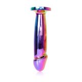 Анальна пробка - Jewellery Multicolour Penis Plug Clear M