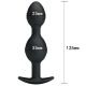 Анальна пробка - Pretty Love silicone Anal balls Black Анальна пробка - Pretty Love silicone Anal balls Black