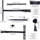 БДСМ-набір LOCKINK YEAHWOW Armbinder Restraint Set Black