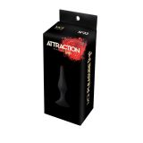 Анальна пробка з присоскою MAI Attraction Toys №33 Black, довжина 11,5cм, діаметр 3см