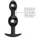 Анальна пробка - Pretty Love silicone Anal balls Black Анальна пробка - Pretty Love silicone Anal balls Black