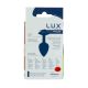 Металева анальна пробка Lux Active з трояндою - Rose Anal Plug - Black, віброкуля в подарунок