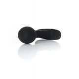 Анальна пробка - Silicone Black Curved Plug S
