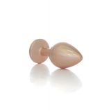 Анальна пробка - Jewellery Pearl Gold Plug Clear M