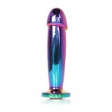 Анальна пробка - Jewellery Multicolour Penis Plug Clear M