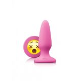 NS Novelties Mojis Plug #WTF Medium середня анальна пробка з эмоджи, 10,5х5 см