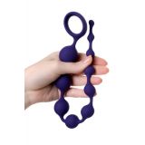 Анальний ланцюжок ToDo By Toyfa Grape, силікон, фіолетовий, 35 см, ø 2,7 см