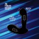 Xr Brands 7X P-MILKER Silicone Prostate Stimulator with Milking Bead - массажер простаты,(черный) 9.2х3.3