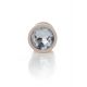 Анальна пробка - Jewellery Pearl Gold Plug Clear M