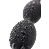 Анальний стимулятор - A - Toys, Anal chain, silicone, black, 19,5 cm